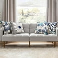 thumbnail image 2 of Blue Decorative Throw Pillow Covers 18x18 Set of 4, Blue and Grey Modern Daisy Floral Pillows Linen Pillow Covers for Couch Sofa Living Room, 2 of 6