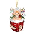 thumbnail image 1 of Decoraciones Del Árbol de Navidad, Divertidos Ornamentos de Navidad para Mascotas Hornas Bolas Sombreros Calcetines Lindos Gatos para Amantes de Mascotas, Ornamentos Del Árbol de Navidad para Paredes, 1 of 1