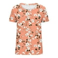 thumbnail image 7 of Neewe Womens Summer Tops Casual Short Sleeve Crewneck Shirts Business Dressy Work Blouses, 7 of 7