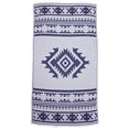 thumbnail image 3 of Bersuse Serviette Turque Tissée à la Main en Coton 100 %, 39X71 Pouces, Bleu Foncé, 3 of 5