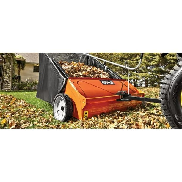 AgriFab 450492 TowBehind Lawn Sweeper, 44 in Working, 25 cuft