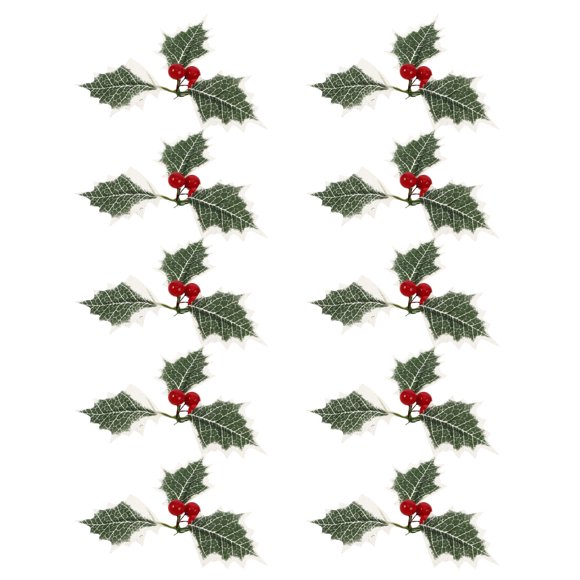 COSMOBETTY 10Ud Follaje Artificial De Hojas Para Adornos Navideños Resistente Para Colgar En Puerta Y Árbol