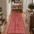 thumbnail image 5 of Alfombra Runner PureCozy Christmas, color rojo, lavable, 60 x 180 cm, 5 of 5