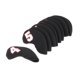 thumbnail image 1 of 10x Golf Iron Headcover Antideslizante Neopreno 13x7cm Irons Head Cover Número impreso Palos de golfista Estuche Equipo de práctica Accesori DYNWAVEMX Cubierta de cabeza de hierros de golf, 1 of 8