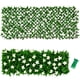 thumbnail image 1 of Costway Panel Artificial Expandible para Privacidad Panel Decorativo de Seto Falso con Flores Blancas para Balcón Jardín Patio 125,5 x 33,5 cm Verde, 1 of 9
