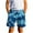 Blue, variant on Cethrio Hawaiian Shorts for Boys, Drawstring Beach Casual Holiday Summer Shorts Blue Size 10-12 T