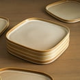 thumbnail image 6 of Stone Lain Cairo 12-Piece Dinnerware Set Stoneware, Service for 4, Sand, 6 of 6
