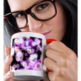 thumbnail image 2 of 3drose, Pink and Purple Bokeh Art, 11oz Two-tone Red Mug, 2 of 6
