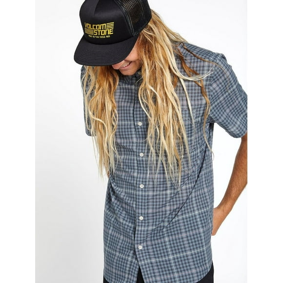 Volcom Chemise à Carreaux Manches Courtes pour Hommes