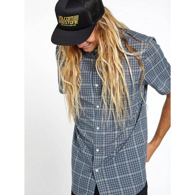 Volcom Chemise à Carreaux Manches Courtes pour Hommes