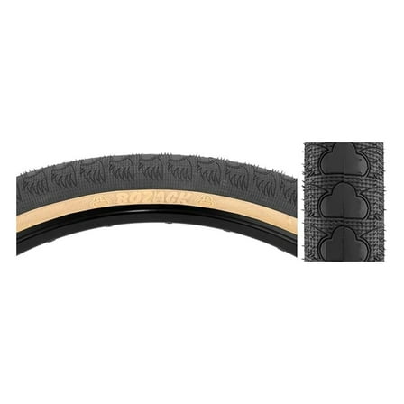 Bikes Tires BOZACK 24x2.4 BK/TAN WIRE/27/MPC