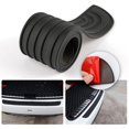 thumbnail image 1 of Protector de parachoques trasero para automóvil, 35.1 pulgadas x 2.75 pulgadas Auto/SUV Accesorios exteriores universales de goma antiarañazos para maletero (negro) esquí esquí Gafas de esquí, 1 of 5