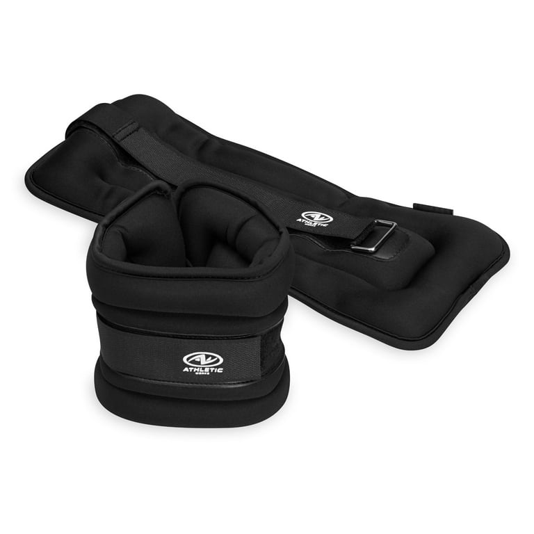 Athletic Works Adjustable Ankle and Wrist Weights 5 Pound Pair Walmart