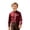 A-Red85, variant on JAJAHO Boys Button Down Shirt Long Sleeve Stand Collar Regular Fit Dress Shirts School Uniform Formal Wear For Kids 2-14Y Soft Tops