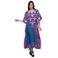 thumbnail image 3 of Moomaya Ladies Kaftan Holiday Loungewear Maxi Dress African Dresses For Women, 3 of 6