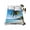Blue, variant on Coastal Tropical Full Size Flat Sheet, Wrinkleproof & Fadeproof Cooling Flat Bed Sheet Only, Blue Sky Coconut Tree Summer Beach Breathable Soft Bedding Top Sheets 81 x 96 Inches