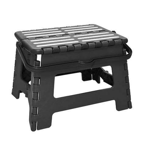 23cm Multi Purpose Fold Step Stool Plastic Home Kitchen Foldable Easy Storage