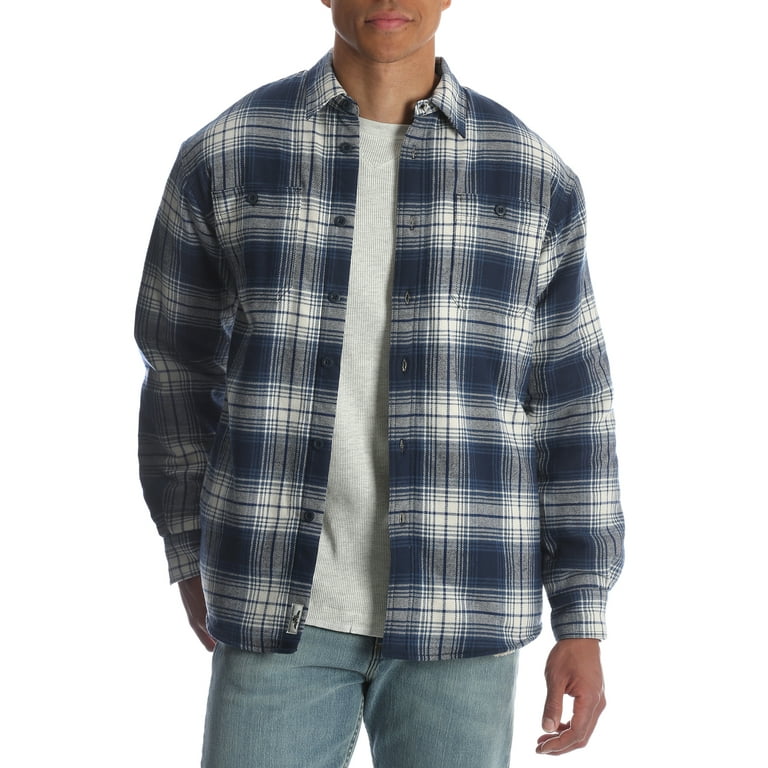 Wrangler sherpa cheap lined flannel