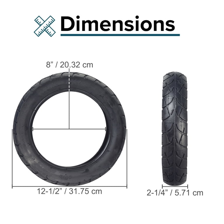 Qind Brand 8â*x2 Tire, Part #154-10 - Tires