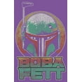 thumbnail image 2 of Girl's Star Wars: The Book of Boba Fett Distressed Retro Helmet  Graphic Tee Purple Berry X Large, 2 of 4