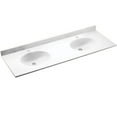 thumbnail image 3 of Swan Chesapeake Solid Surface 61'' Double Bathroom Vanity Top, 3 of 7
