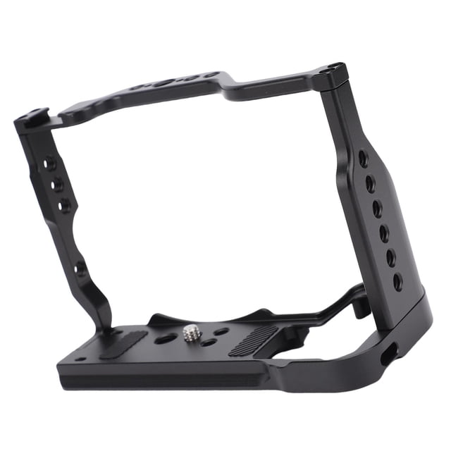 Aluminum Alloy Camera Cage, 1/4in and 3/8in Threaded Hole Prevent Fall Camera Cage Rig Expansion Accurate Opening for Professional Photography