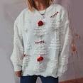 thumbnail image 3 of Zhanying Hauts d'Automne pour Femmes Design Festif Vêtements de Noël pour Dames Tenue de Fête de Noël pour Femmes Chandail des Fêtes, 3 of 8