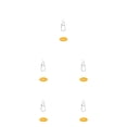 thumbnail image 1 of Naiovety Paquete de 12 toboganes para sedal de pesca, conectores de pesas de alta resistencia, giratorios, conexión de agua salada y agua Type2 NO2, 1 of 6