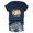 AB274 Navy, variant on Halloween Short Sleeve T Shirts For Womens Pumpkin Print Crewneck Graphic Tops Lightweight Ladies Daily Wear Clothes Orange Size L