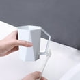 thumbnail image 6 of Shaped Toothbrush Cup with Comfortable Handle for Practical Oral Care, Modern Brushing Cup with Unique Geometric Design for Bathroom Organization, Versatile Rinsing Cup for Home Use, 6 of 6