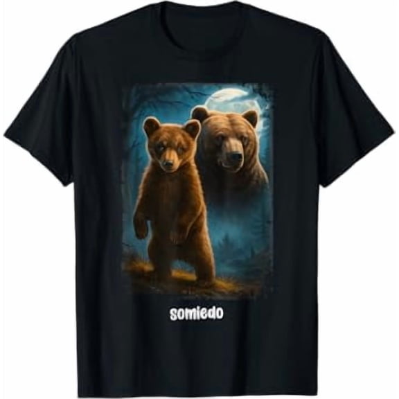 Somiedo Bear Funny Animal Lover Bear Shirt WHITE Unisex S-5XL Hot Trending Shirt, Vintage Birthday Gift