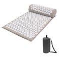 thumbnail image 3 of Yuarrent Colchoneta de acupresión, colchoneta de masaje, juego de almohada para cuello, pie, colchoneta de Yoga con aguja, cojín masajeador de Uniforme atlético Gris, 3 of 6