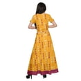 thumbnail image 4 of Moomaya Printed Ethnic Wear Long Skirt And Cold Shoulder Crop Top Set For Girls, 4 of 6