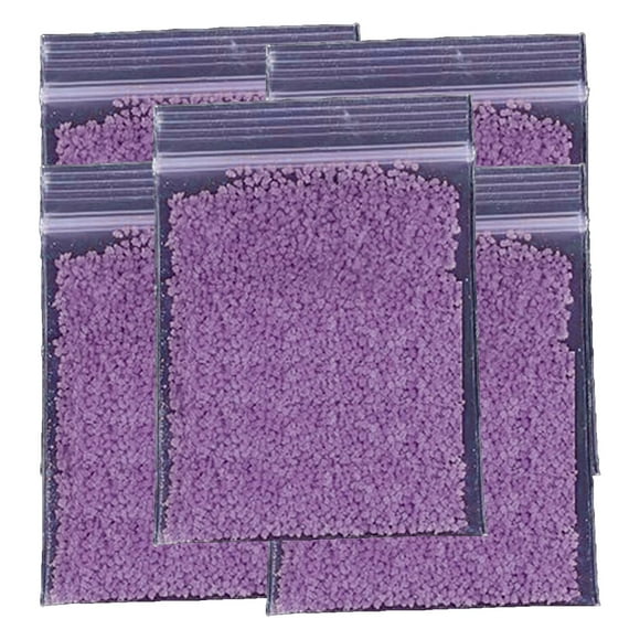 Arena Brillante LumaSandPurple 5Pzas Púrpura Absorción 20-30 min. Duración 2 Hrs. Arcilla Púrpura.