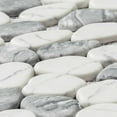 thumbnail image 5 of The Tile Life Recycled Cenote Pebble 13" x 13" Blend Matte Glass Mosaic Floor and Wall Tile Case of 14, 5 of 6