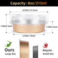 thumbnail image 2 of Mini Ramekins with Lids oz Disposable Aluminum Foil Cake Baking Tins Pans Creme Brulee Tart Pie Tins Silver Small Individual Round Containers Oven for Baking, 2 of 7