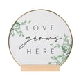 thumbnail image 6 of Inspirational "Love Grows Here" Translucent Tabletop Plaque with Solid Wood Base Stand, 6 of 6