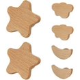 thumbnail image 3 of Children's Door Knobs Star Moon Cloud Shape Cabinet Knobs Creative Wardrobe Handles Home Decoration 6 Pcs Door Handles, 3 of 5