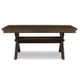 thumbnail image 2 of Trestle Design Turino Rustic Umber Dining Table, 2 of 2