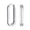 Silver-Tone, variant on Bling Jewelry Womens Minimalist CZ Hoop Earrings in Gold-Plated Sterling Silver