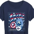 thumbnail image 3 of Marvel Captain America - Katakana - Women's Short Sleeve Graphic T-Shirt, 3 of 5