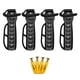 thumbnail image 1 of Soidarity Paquete de 4 perchas para bicicletas, patinete eléctrico montado en la pared, bicicleta de montaña, ciclismo de carretera, soporte de Ciclismo Gancho de fijación Soidarity OD028590-02, 1 of 6