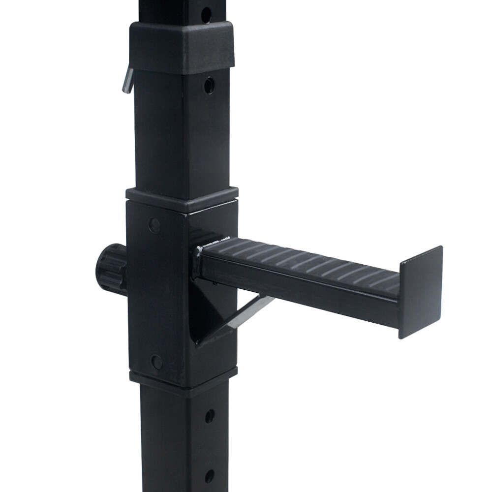 ZYPPP 2PCS Adjustable Squat Rack Stand – Heavy-Duty Barbell Bench Press Rack with 550Lbs Weight Capacity, Height-Adjustable Home Gym Rack for Squats, Bench Press, Weightlifting & Strength Training