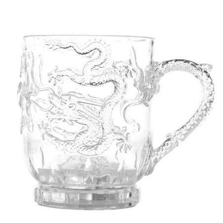 

Glasses Beer Cup Dragon LED Inductive Rainbow Color Flashing Light Glow Mugs