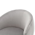 thumbnail image 6 of 360 Degree Swivel Cuddle Barrel Chairs, Round Accent Armchairs with Wide Seat, Velvet Single Sofa Chair for Living Room, Bedroom, Office, Small Spaces, 6 of 9