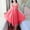 Watermelon Red, variant on Sakmal Black Moomoo Dresses for Women Comfy Ruffle Knee Length Loungewear Sleeveless Solid Nightgowns for Women