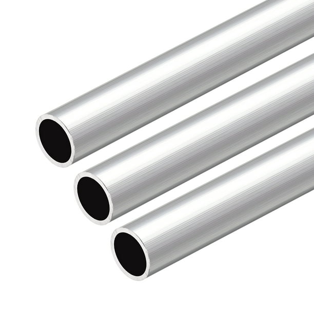 6063 Aluminum Round Tube 15mm OD 13mm Inner Dia 300mm Length Seamless