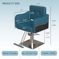 thumbnail image 4 of Barber Chair,Hair Salon Chair for Stylist,360 Degrees Swivel Barber Chair,Height Adjustable Heavy Duty Hydraulic Pump Chair,Beauty Spa Equipment for Beauty Salon,Barber Pub,Tattoo Shop, 4 of 10