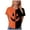 Z297 Orange, variant on Landzoo Halloween Women'S T-Shirt Colorblock Short Sleeve Round Neck Tops Party Casual Women Tees Size L Green