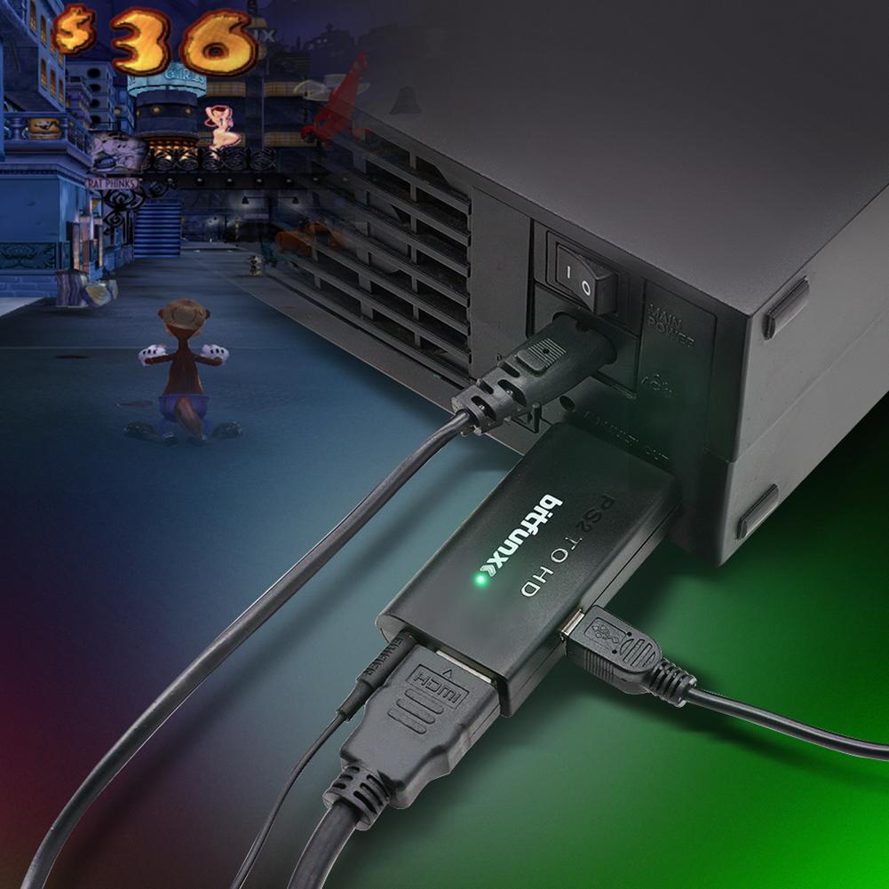 Kaico Adattatore HDMI Edition per PlayStation 2 - Convertitore da PS2 a